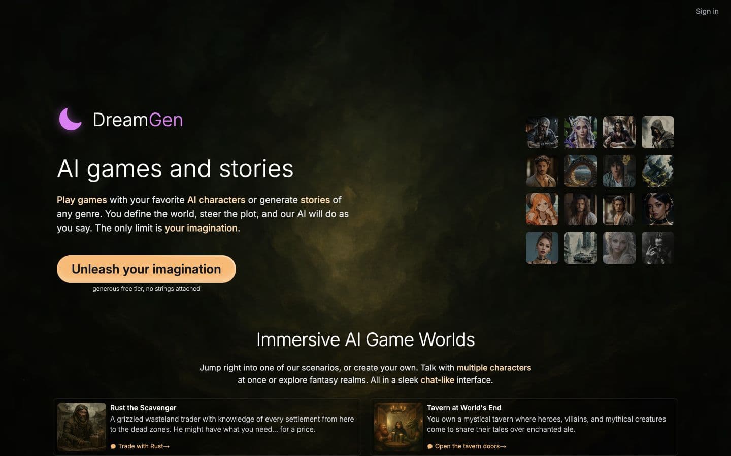 DreamGen preview